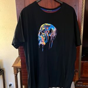 Robert Graham skull graphic T-shirt